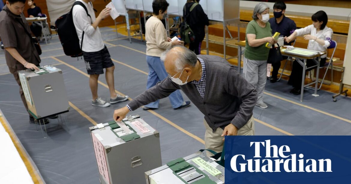 Japan’s ruling coalition at risk of losing majority in election, exit polls show