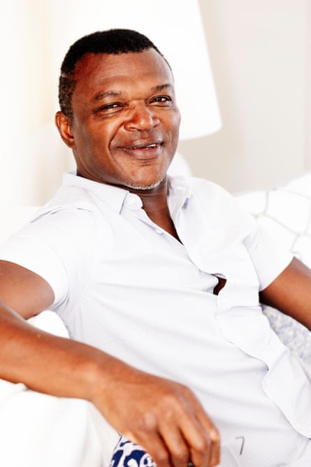 Marcel Desailly photographed in Doha, Qatar.