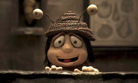 Animated character Grace Pudel wearing a hat with snail tentacles on it 