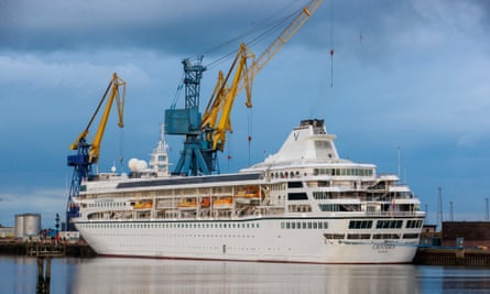 ‘Perpetual’ cruise to leave Belfast after passengers wait four months in port