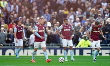 It was another underwhelming afternoon for West Ham as they lost to Tottenham last Saturday.