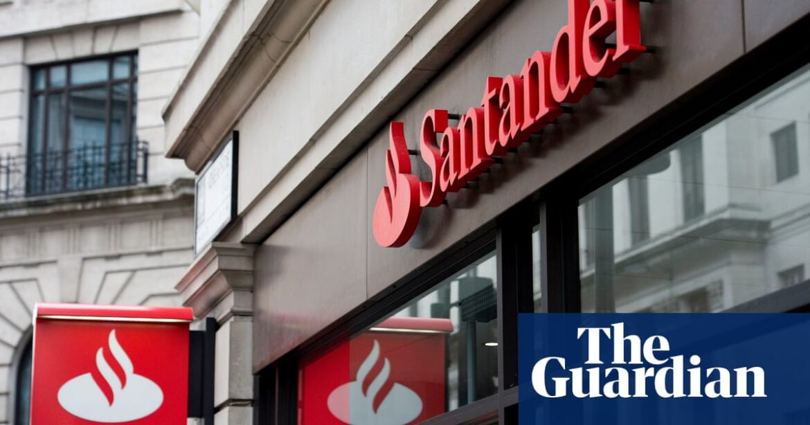 Santander to cut more than 1,400 jobs in UK amid increasing automation