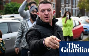 Tommy Robinson jailed for 18 months after admitting contempt of court