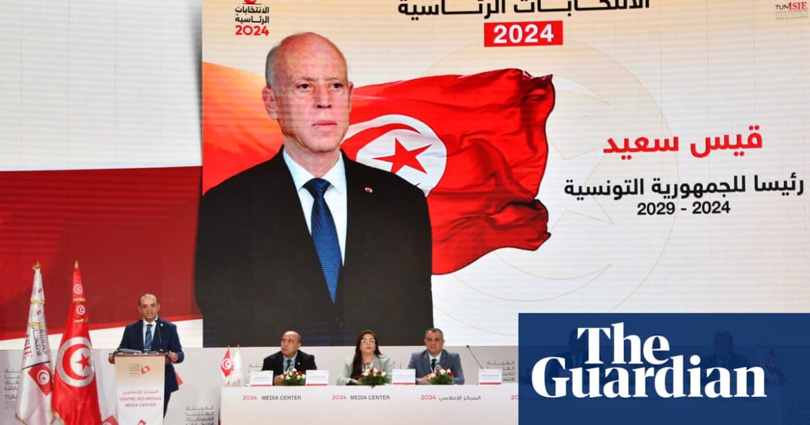 Tunisia’s president wins landslide second term after cracking down on opponents