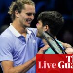 Alexander Zverev beats Carlos Alcaraz to reach ATP Finals last four – as it happened