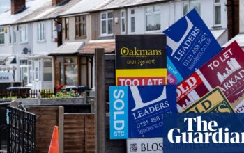 Average asking price for UK home drops by £5,000 in November