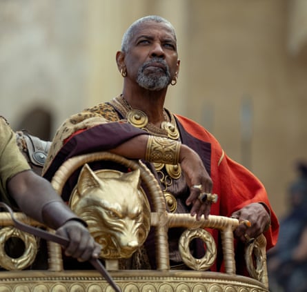 Denzel Washington in Gladiator II.