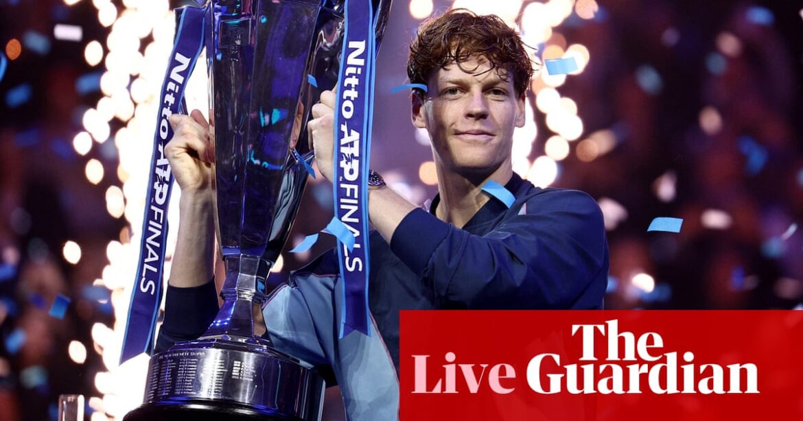 Jannik Sinner beats Taylor Fritz to claim ATP Finals title – as it happened