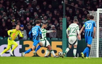 Maeda saves point for Celtic against Club Brugge after Carter-Vickers error