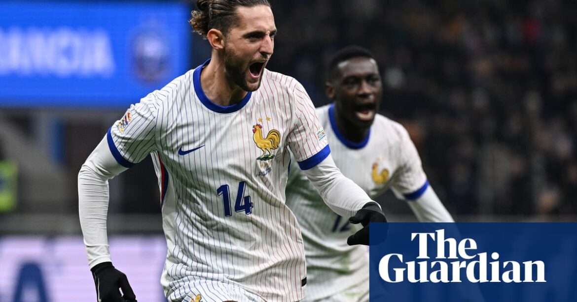 Nations League roundup: France win in Italy to snatch top spot in Group A2