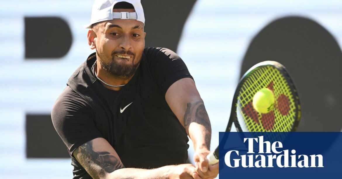 Nick Kyrgios overcomes injury woes to return to court for Australian Open tilt