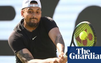 Nick Kyrgios overcomes injury woes to return to court for Australian Open tilt