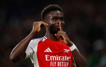 Saka and Arsenal blow away Sporting to banish doubts on road in Europe