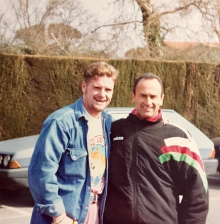 Pete Edwards and Paul Gascoigne.