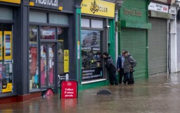 ‘Unprecedented’ flooding in parts of Wales as Storm Bert batters Britain