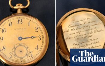 Watch given to captain who saved 700 Titanic passengers sells for £1.56m