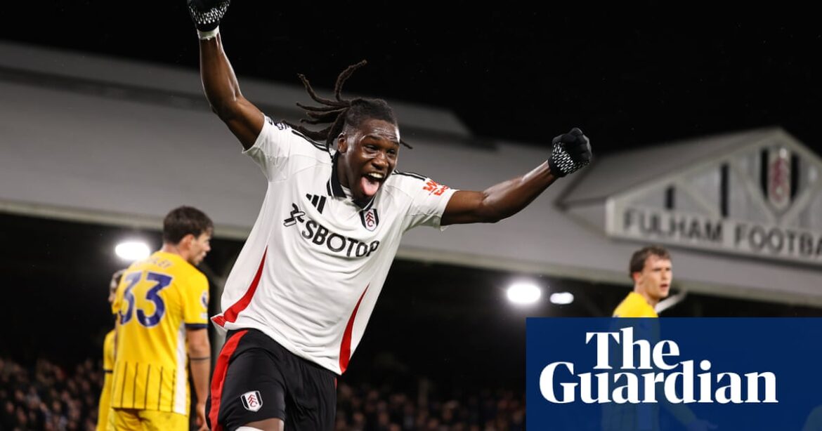 Alex Iwobi scores twice as Fulham march past Brighton