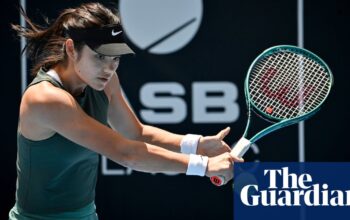 Emma Raducanu back injury leaves her facing race to be fit for Australian Open