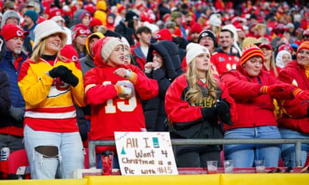 Fans at a Kansas City Chiefs game