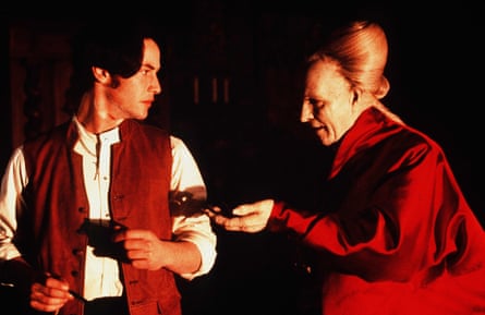 Keanu Reeves and Gary Oldman in Bram Stoker’s Dracula, 1992.