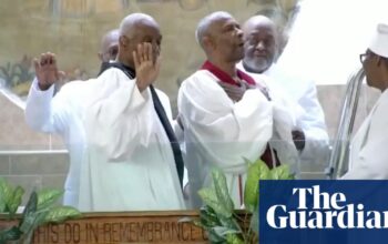 ‘It took a while, but I’m here’: Denzel Washington is baptised before his 70th birthday