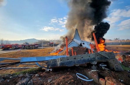 Jeju Air crash: all but two presumed dead in South Korea’s worst domestic civil aviation disaster