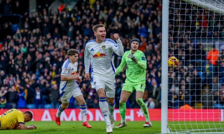 Leeds sink Derby from unlikely sources and return to Championship summit