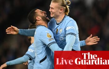 Leicester City v Manchester City: Premier League – live