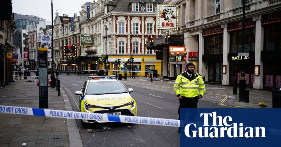 Man arrested after pedestrians hit by car in London’s West End