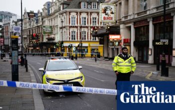 Man arrested after pedestrians hit by car in London’s West End