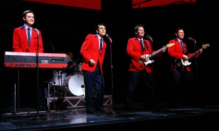 The Jersey Boys at the Prince Edward theatre, London, in 2008.