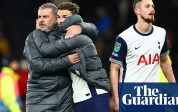 Postecoglou hails ‘progress’ as injury-hit Spurs set up semi-final with Liverpool