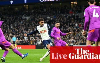 Tottenham v Wolves, Everton v Nottingham Forest, and more: football – live