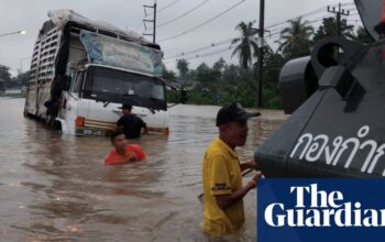 Weather tracker: Monsoon brings severe flooding to southern Thailand