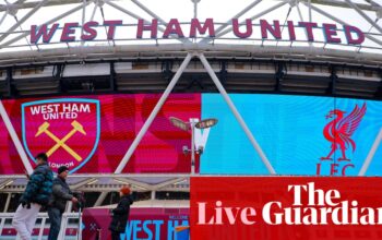 West Ham United v Liverpool: Premier League – live