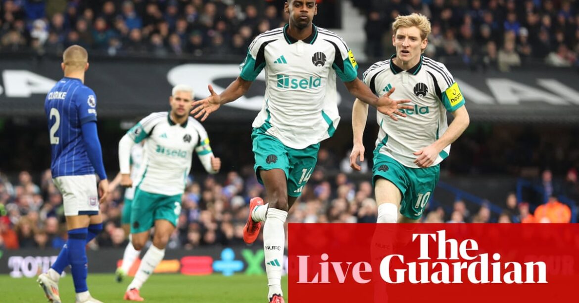 West Ham v Brighton, Ipswich v Newcastle, and more: football – live