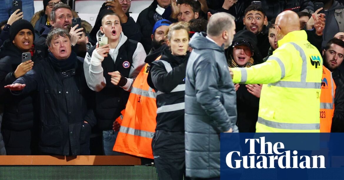 ‘You’ve got to cop it’: Postecoglou confronted by Spurs fans after defeat