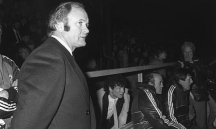 The Manchester United manager, Ron Atkinson, after his First Division team were beaten 2-0 by Bournemouth in the FA Cup