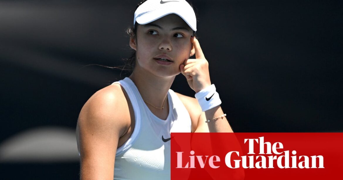 Australian Open 2025: Emma Raducanu and Alex de Minaur in action on day five – live