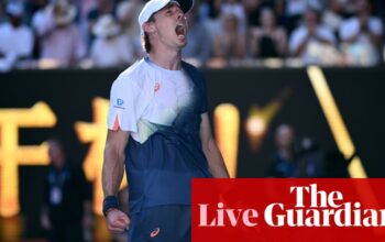 Australian Open 2025: Sinner to come v Giron, De Minaur through, Swiatek beats Raducanu – live