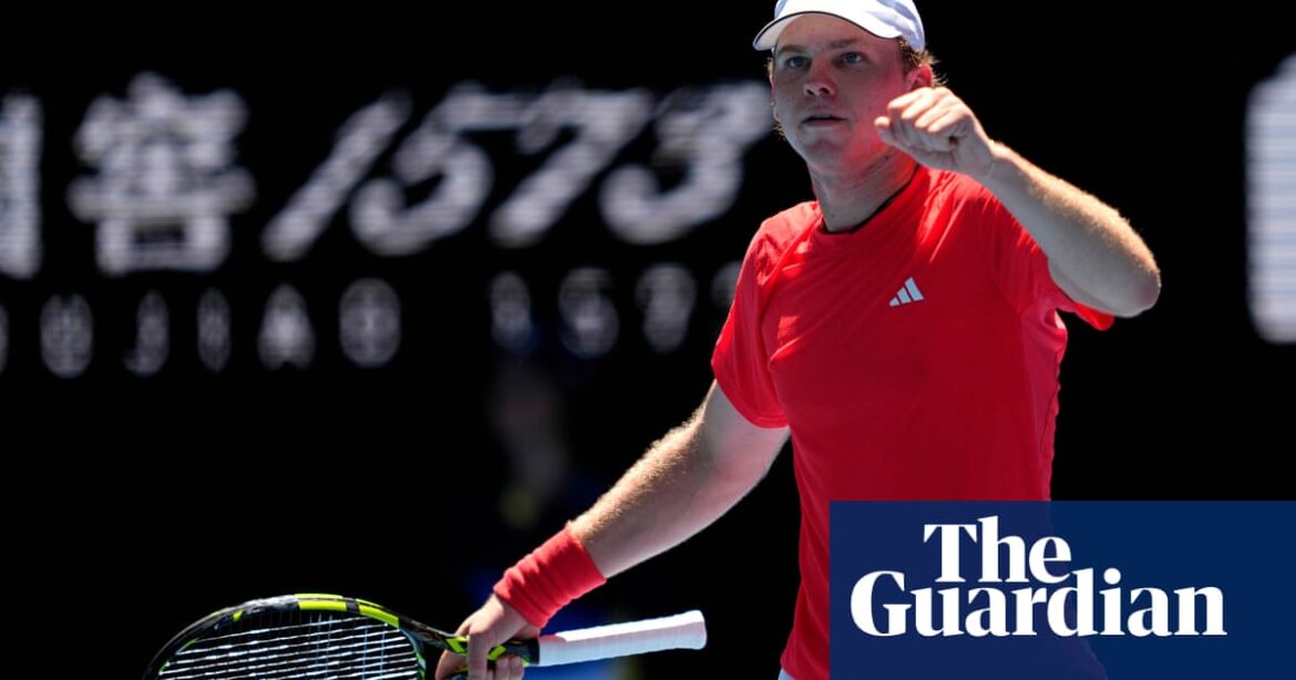 Australian Open: US 20-year-old Michelsen upsets Tsitsipas as Tiafoe overcomes vomiting spell