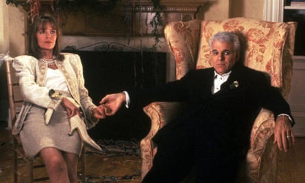 Keaton with Steve Martin in Father of the Bride, 1991.