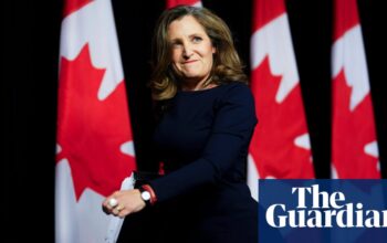 Chrystia Freeland will run to replace Trudeau as Canada’s prime minister