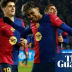 European football: Barcelona hit five but Lyon are humbled in Coupe de France