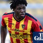 Manchester United consider £33m move for Lecce wing-back Patrick Dorgu