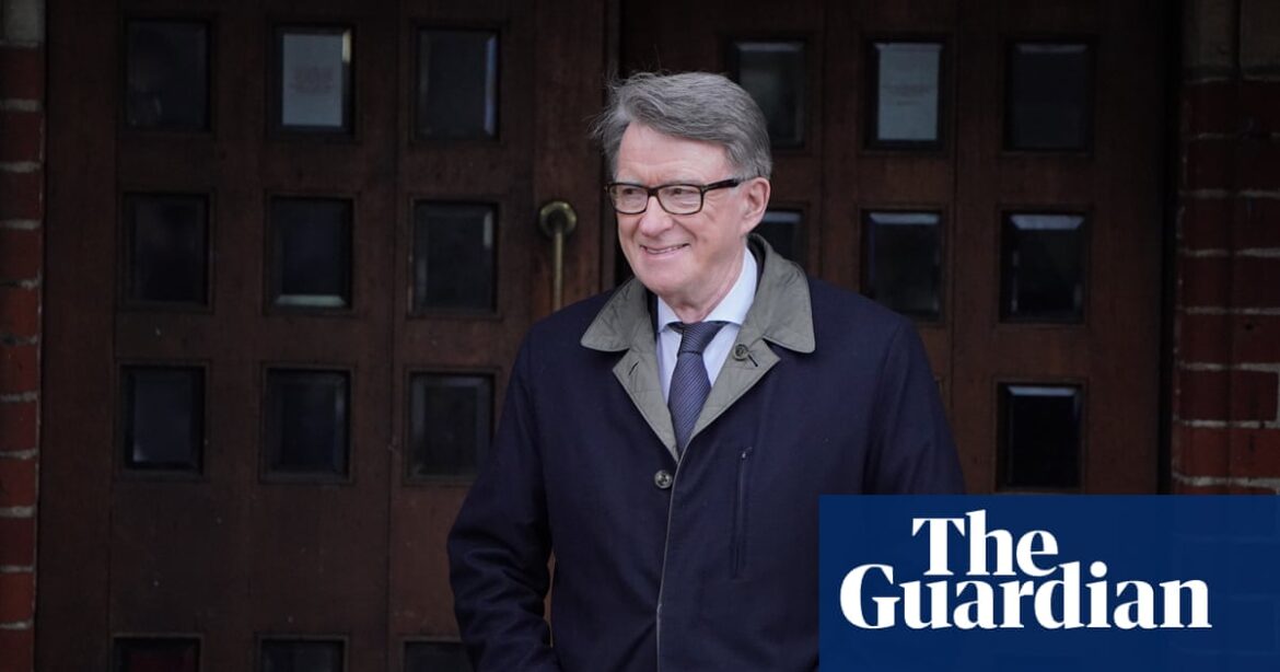 Peter Mandelson calls past remarks about Trump ‘ill-judged and wrong’