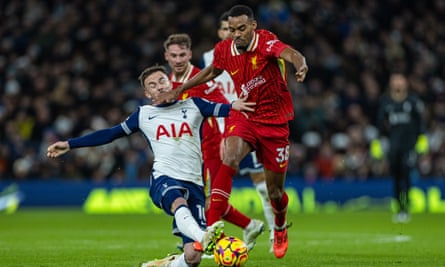 Ryan Gravenberch attacks for Liverpool