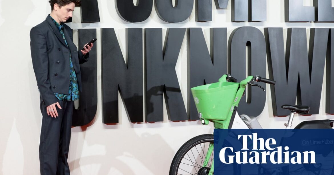 Timothée Chalamet claims he was fined £65 for parking Lime bike at A Complete Unknown premiere