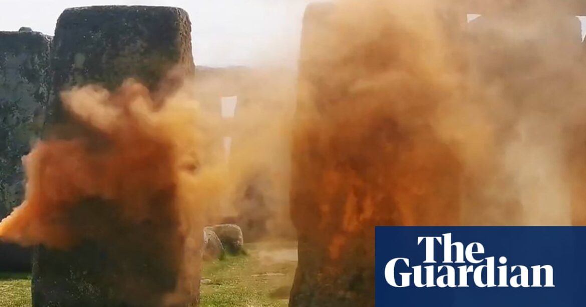 Two people deny charges of damaging Stonehenge during Just Stop Oil protest