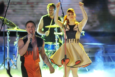 ‘We were strapped to this babbling circus’: Scissor Sisters on their reunion, rightwing reactionaries – and riotous origins